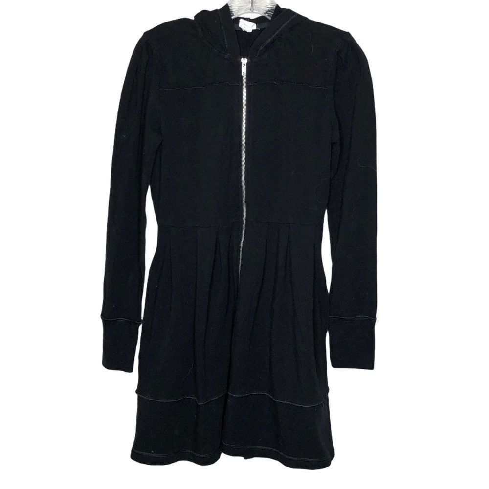 Manhattan Beachwear Hoodie Dress‎ Black